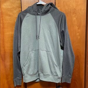 Under Armour Men's Gray and Dark Gray Hoodie